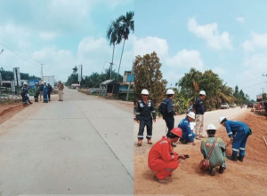 Wujudkan CSR Berkelanjutan, PetroChina Jabung Selesai Bangun Infrastruktur Jalan di Geragai, PETAJAMBI.COM