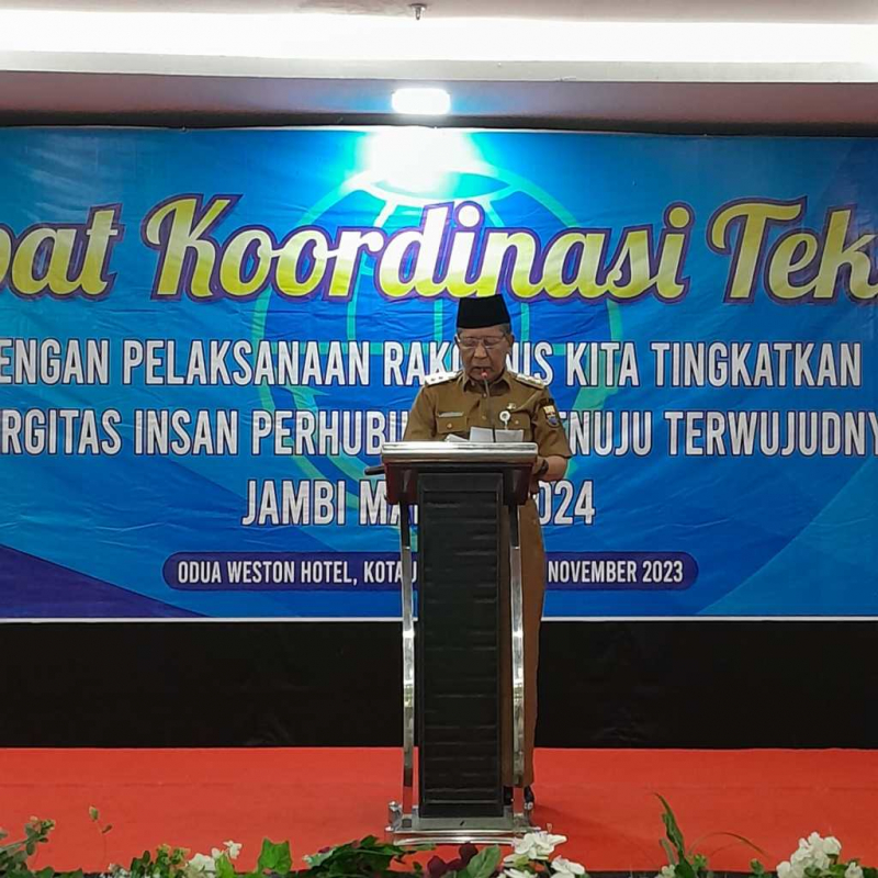 Wagub Apresiasi Rakornis Bidang Perhubungan Tahun 2023 , PETAJAMBI.COM