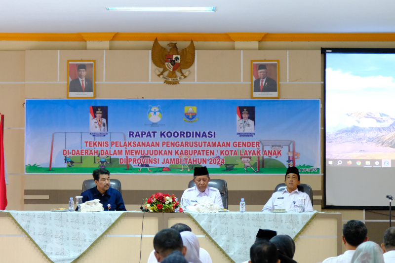 Wagub: Rakortek Percepat Terwujudnya Kota Layak Anak di Provinsi Jambi, PETAJAMBI.COM