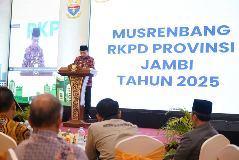 RKPD Jambi 2025 Angkat Tiga Isu Strategis, Gubernur: Penyusunan Harus Terukur dan Memiliki Daya Ungkit
