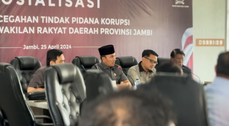 DPRD Bersama KPK Gelar Sosialisasi Pencegahan Tindak Pidana Korupsi, PETAJAMBI.COM