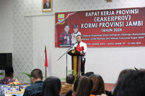 Ketua DPRD Hadiri Rakerprov Kormi Jambi, PETAJAMBI.COM