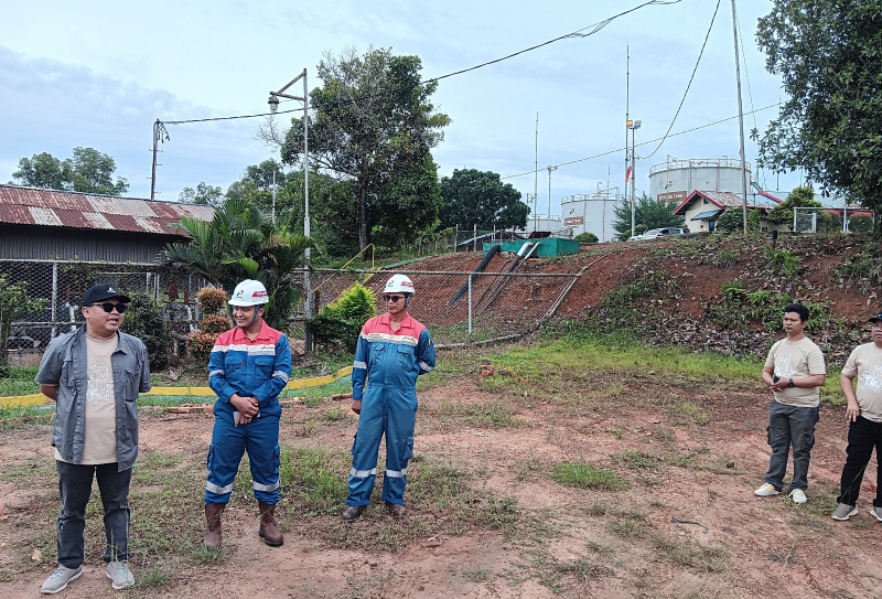 Field Trip FJM Jambi Kunjungi Ladang Migas Kenali Asam, PETAJAMBI.COM