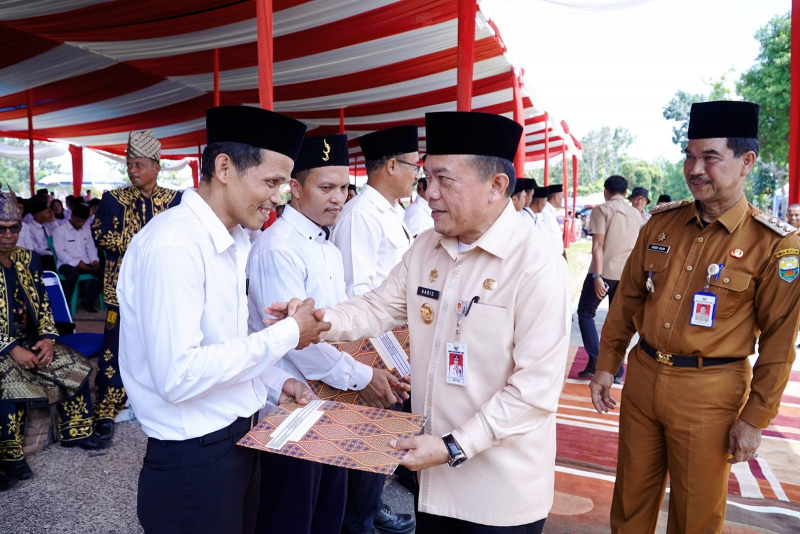 Gubernur Jambi minta BPD dan Kades Bekerja Sama Tingkatkan Pelayanan Serta Angkat Hukum Adat