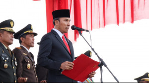 Ketua DPRD Bacakan Teks Proklamasi di Upacara HUT ke-79 RI, PETAJAMBI.COM