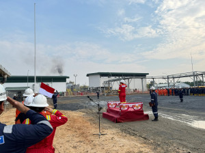 Peringati HUT ke-79 RI, SKK Migas Sumbagsel Upacara di Tiga Lokasi KKKS , PETAJAMBI.COM