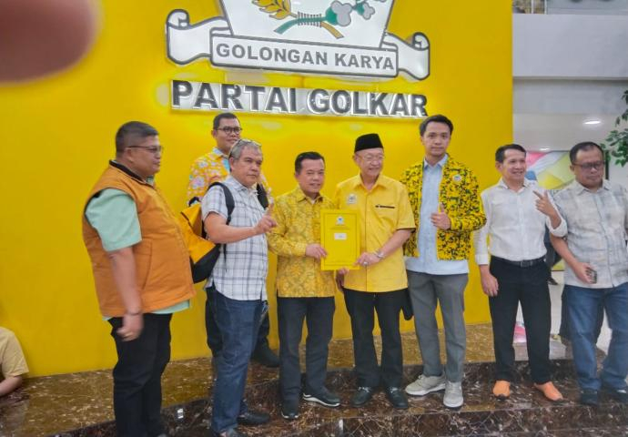 Cek Endra Tegaskan Seluruh Kader Golkar Wajib Menangkan Haris-Sani , PETAJAMBI.COM