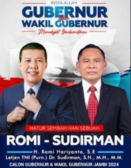 Sudirman Pendamping Romi Ternyata Pernah Ikut Pileg di Sumsel, Hanya Peroleh 3 Ribuan Suara, PETAJAMBI.COM