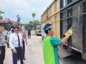 Tegas, BPTD Jambi Potong Tiga Unit Truk ODOL, PETAJAMBI.COM