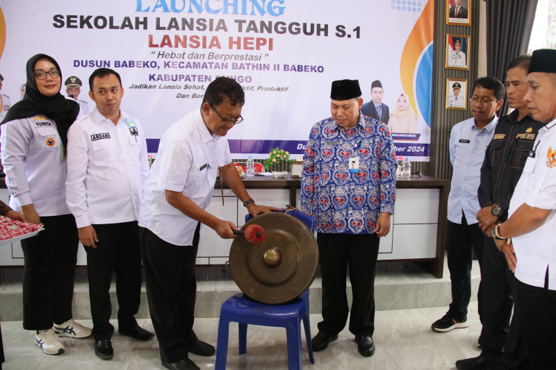 Sekolah Lansia Tangguh di Kabupaten Bungo Diresmikan, BKKBN: Total Sudah Ada 23 Selantang di Jambi, PETAJAMBI.COM