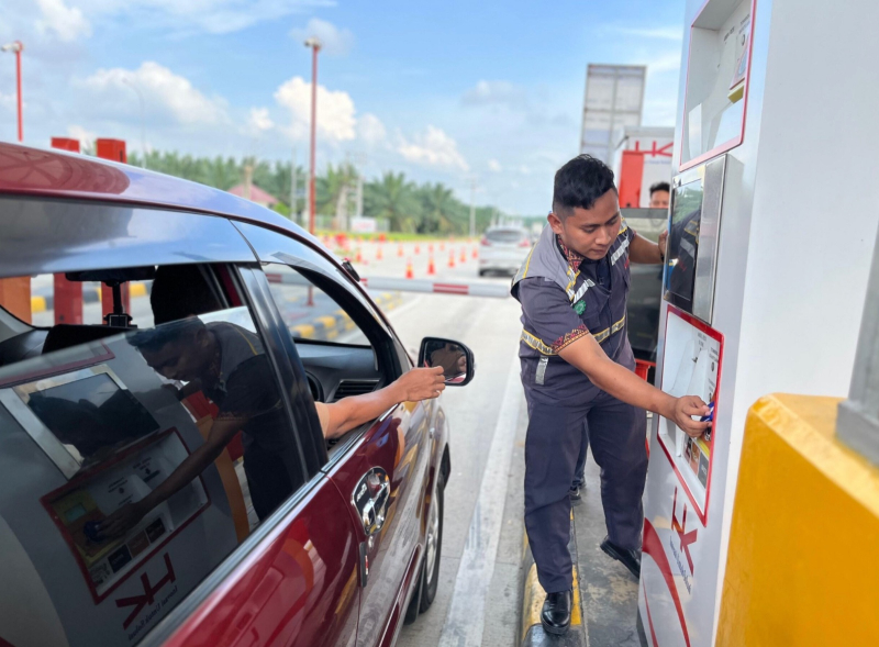 Selama Periode Libur Nataru, Hutama Karya Catat 2,2 Juta Kendaraan Lintasi Tol Trans Sumatera, PETAJAMBI.COM