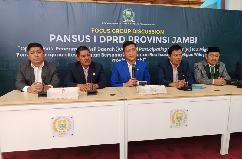 Komitmen Kejar PI Migas 10 Persen, Pansus 1 DPRD Jambi Gelar FGD, PETAJAMBI.COM