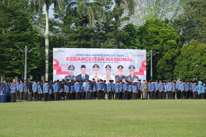 Peringati Harkitnas, Wagub Jambi Gelorakan Semangat Membangun Daerah, PETAJAMBI.COM