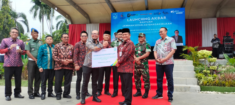 3.000 Pekerja Rentan Kota Jambi Dapat Jaminan Sosial, PETAJAMBI.COM