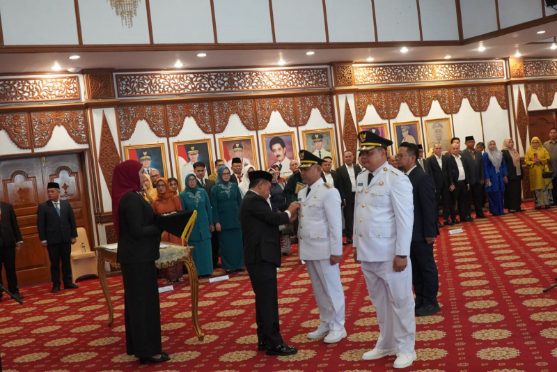 Lantik Bupati dan Wabup Bungo, Al Haris: Harus Rangkul Semua Elemen Masyarakat, PETAJAMBI.COM