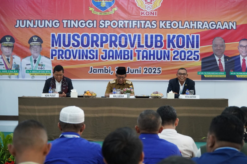 Wagub Buka Musorprovlub KONI Jambi 2025, PETAJAMBI.COM