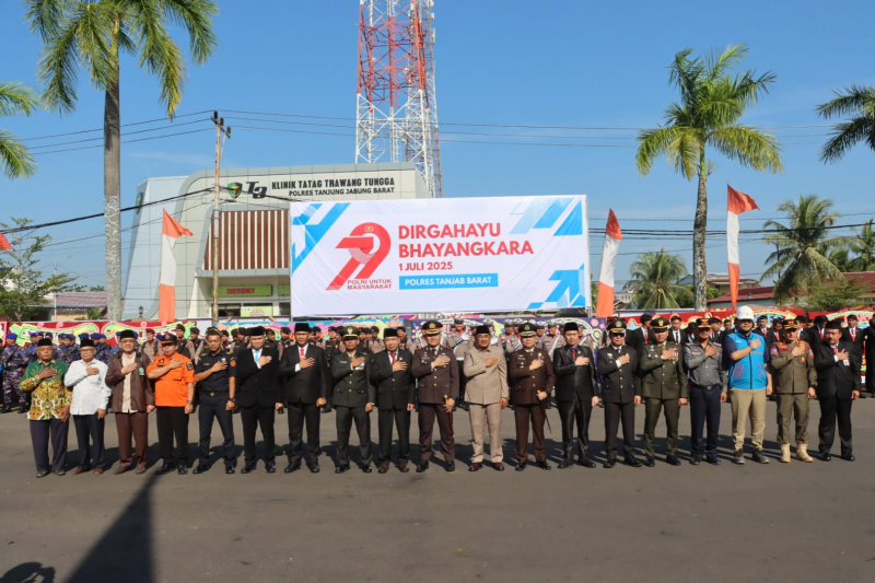 Peringatan HUT Bhayangkara ke-79, AKBP Agung Basuki: Momentum Meningkatkan Kualitas Pelayanan, PETAJAMBI.COM