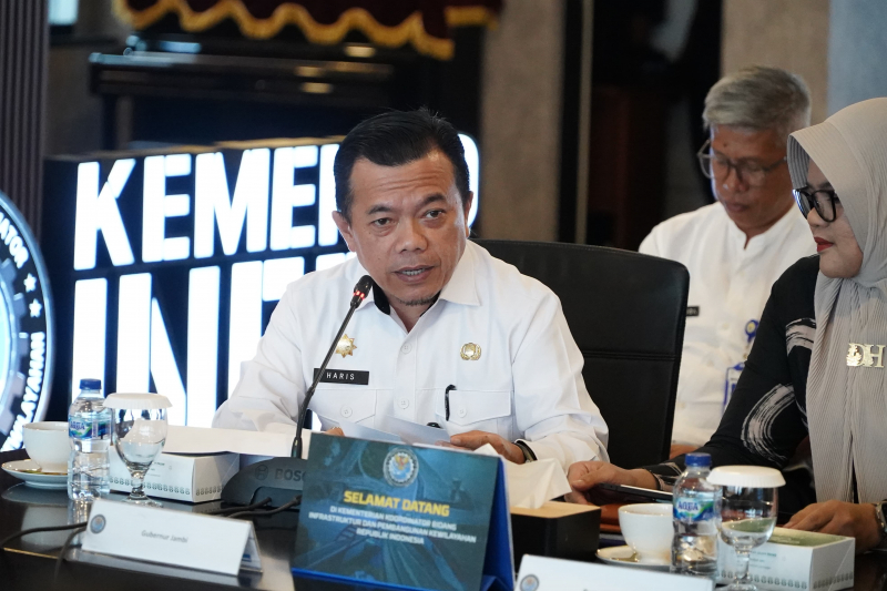 Bersama Bupati-Wali Kota, Al Haris Temui Menko AHY Bahas Soal Infrastruktur di Jambi, PETAJAMBI.COM