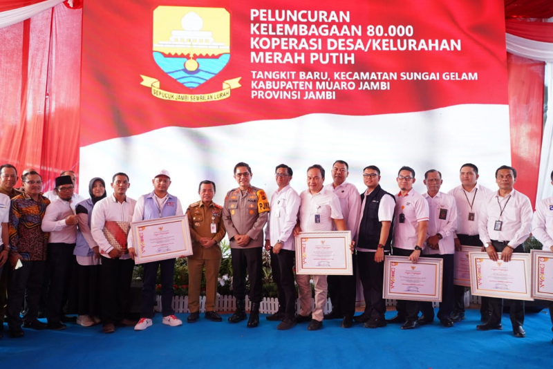 Presiden Resmikan 80 Ribu Kopdes Merah Putih, Gubernur Jambi: Program ini Tingkatkan Ekonomi Masyarakat Desa, PETAJAMBI.COM